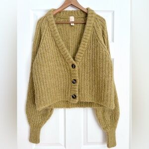 H&M Wool/Alpaca Blend Cardigan Size L